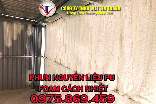 Phun Pu Foam cách nhiệt